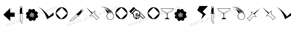 Listemagerens Dingbats 1字体转换